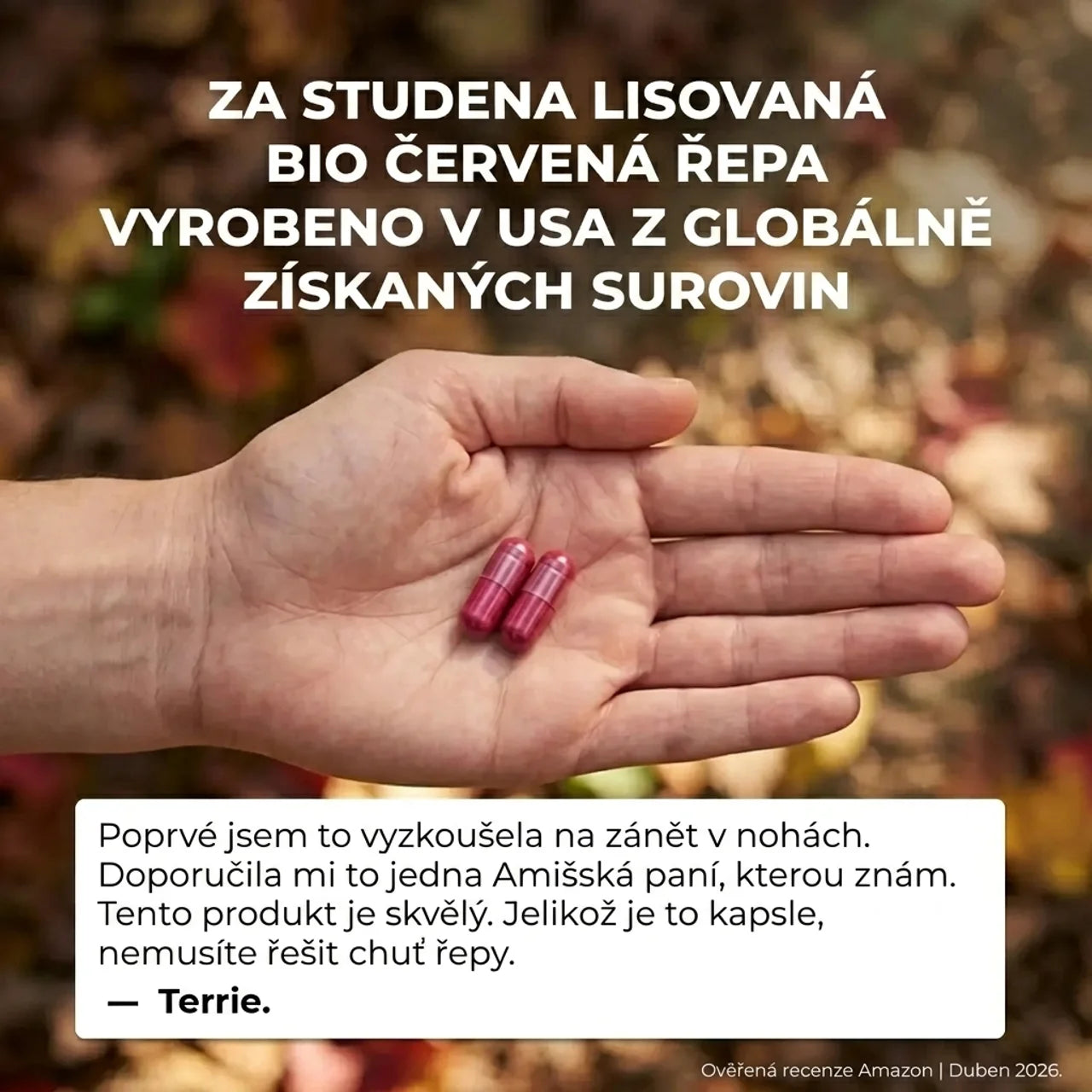 Kapsle z červené řepy Aurelya
